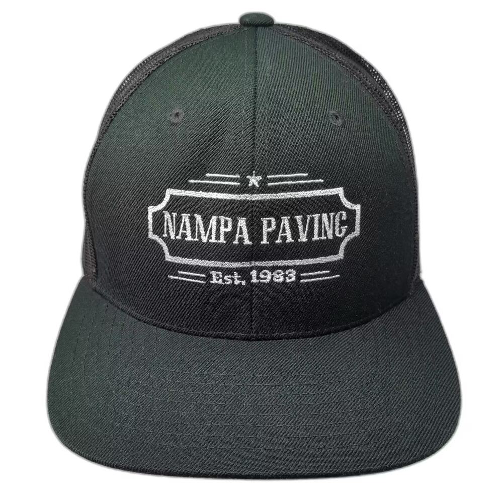 You Know Nampa Paving Black Trucker Hat One Size Snapback Embroidered Adjustable